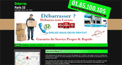 Desktop Screenshot of debarrasparis15eme.org