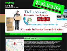 Tablet Screenshot of debarrasparis15eme.org